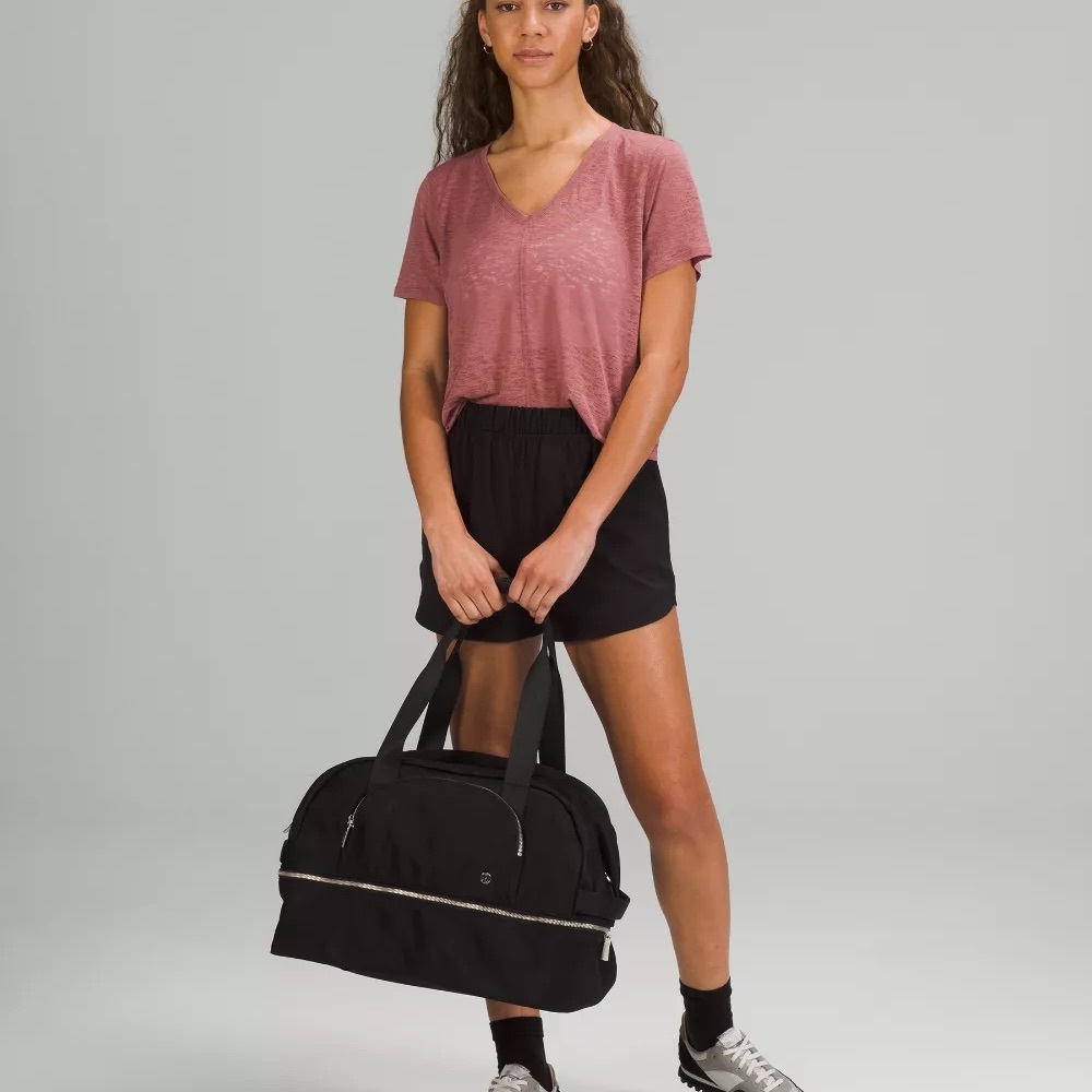 Lululemon Black Travel Duffle